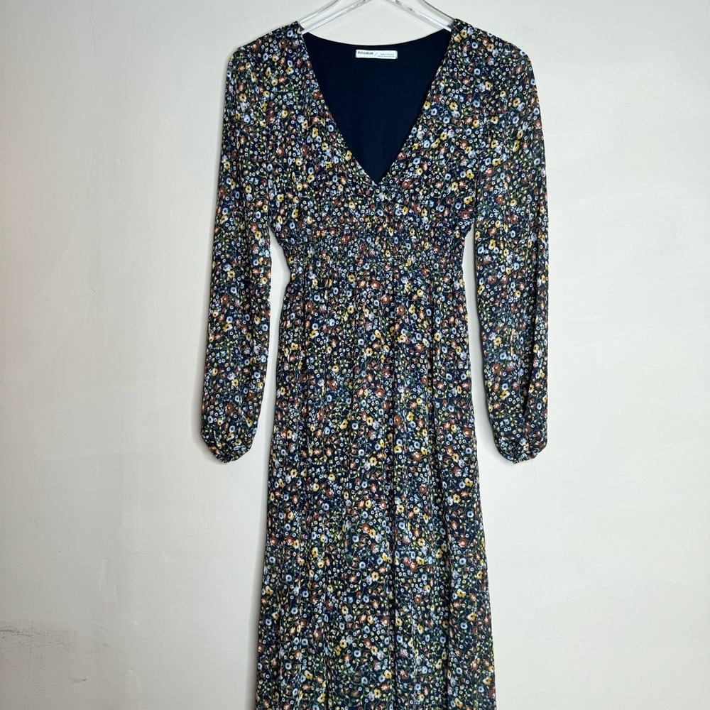 Pull&Bear floral midi dress size medium